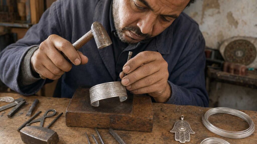 Traditional Moroccan jewelry