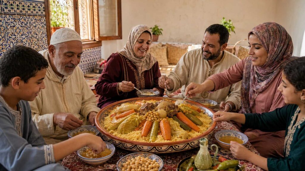 Friday couscous tradition in Morocco